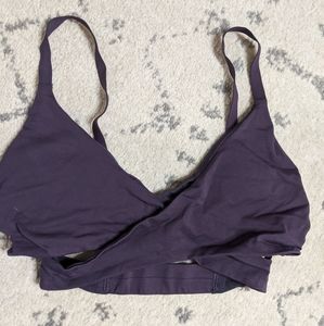 Lululemon Purple Crisscross Front Sports Bra Size4